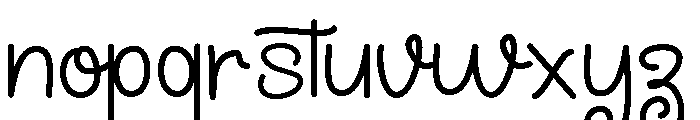 AustinaHandwritten Font LOWERCASE