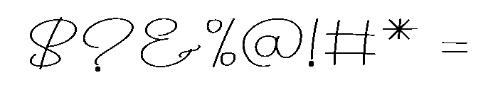 Austine Overthinking Font OTHER CHARS