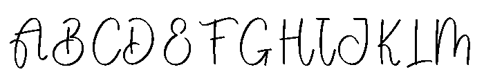Austine Overthinking Font UPPERCASE