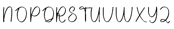 Austine Overthinking Font UPPERCASE