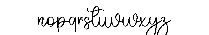 Austine Overthinking Font LOWERCASE