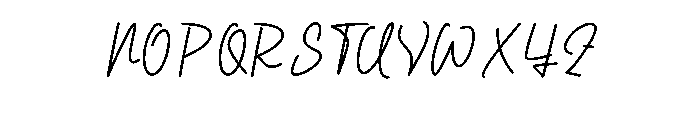 Australian Calligrap Font UPPERCASE