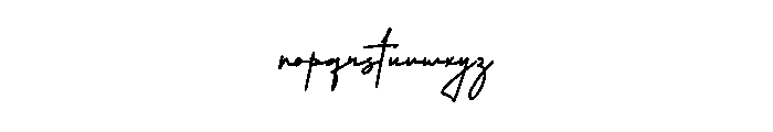 Australian Calligrap Font LOWERCASE