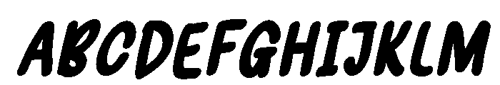 Authen-Regular Font UPPERCASE