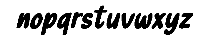 Authen-Regular Font LOWERCASE
