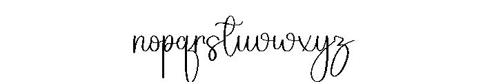 Authentic Ballpoint Font LOWERCASE
