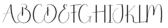 Authentic Birthday Font UPPERCASE