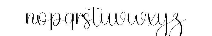 Authentic Birthday Font LOWERCASE