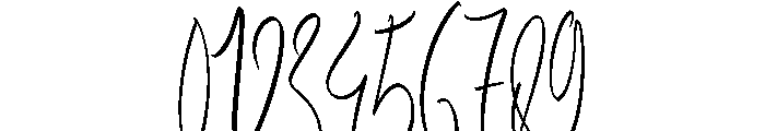 Authentic Brush Regular Font OTHER CHARS