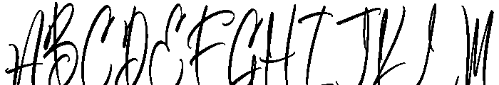 Authentic Brush Regular Font UPPERCASE