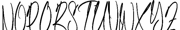 Authentic Brush Regular Font UPPERCASE
