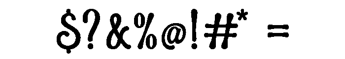 Authentic Micheyla Font OTHER CHARS