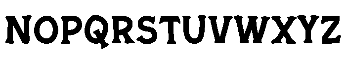Authentic Society Serif Font UPPERCASE