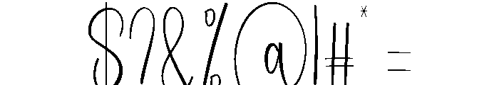 Authentic Valentine Font OTHER CHARS