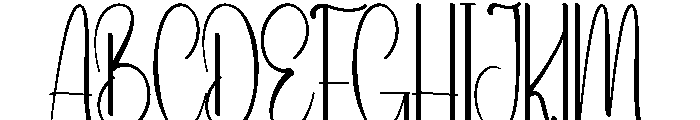 Authentic Valentine Font UPPERCASE