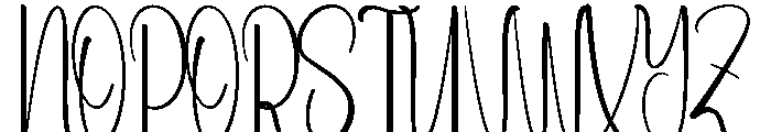 Authentic Valentine Font UPPERCASE