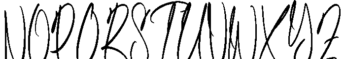 AuthenticBrush-Regular Font UPPERCASE