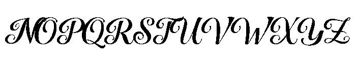 AuthenticCalligraphy Font UPPERCASE