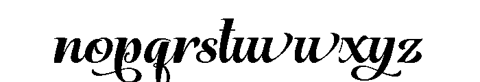 AuthenticCalligraphy Font LOWERCASE