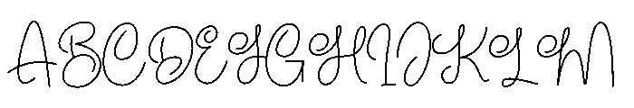 Authentics Font UPPERCASE