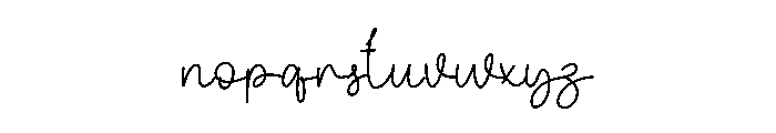 Authentics Font LOWERCASE