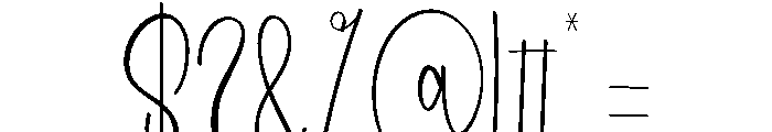 Autism February Font OTHER CHARS