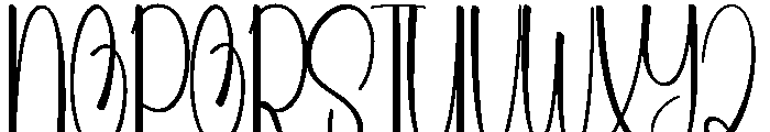 Autism February Font UPPERCASE