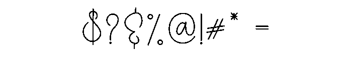 Autism Sunlighty Font OTHER CHARS