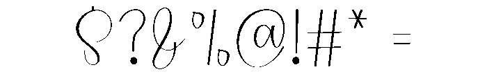 Autography Christmas Font OTHER CHARS