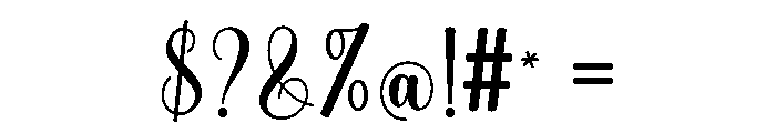 Autography Handlettering Reg Font OTHER CHARS