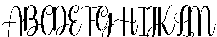 Autography Handlettering Reg Font UPPERCASE