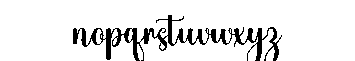 Autography Handlettering Reg Font LOWERCASE