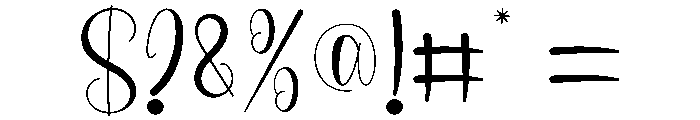 Autography1 Font OTHER CHARS