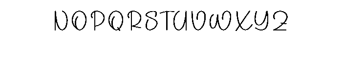 Autography3 Font UPPERCASE