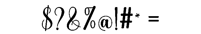 AutographyHandlettering-Reg Font OTHER CHARS