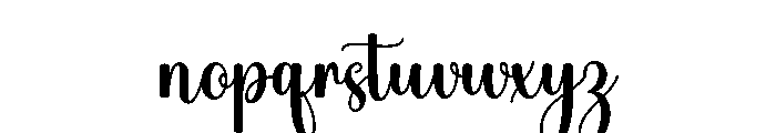 AutographyHandlettering-Reg Font LOWERCASE
