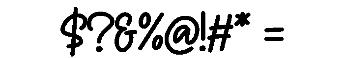 Autop Brodir Font OTHER CHARS