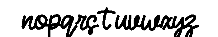 Autop Brodir Font LOWERCASE