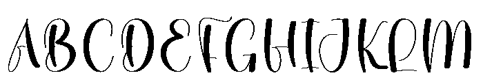 Autumn Embroidery Font UPPERCASE