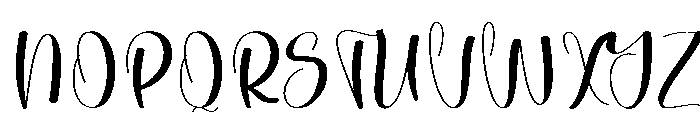 Autumn Embroidery Font UPPERCASE