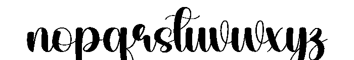 Autumn Embroidery Font LOWERCASE