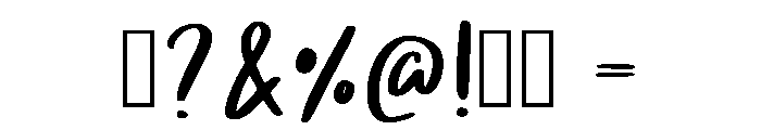 Autumn Garden Regular Font OTHER CHARS