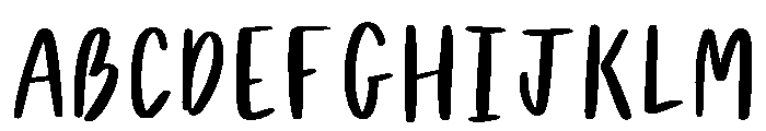 Autumn Garden Regular Font UPPERCASE