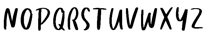 Autumn Garden Regular Font UPPERCASE