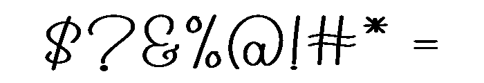 Autumn Hunting Font OTHER CHARS