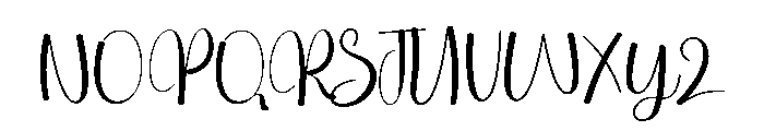 Autumn Husbands Font UPPERCASE