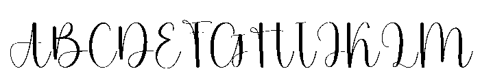 Autumn In Septemeber Font UPPERCASE