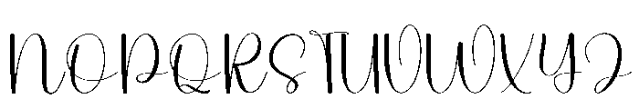 Autumn In Septemeber Font UPPERCASE