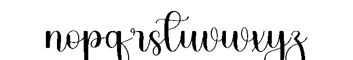 Autumn In Septemeber Font LOWERCASE