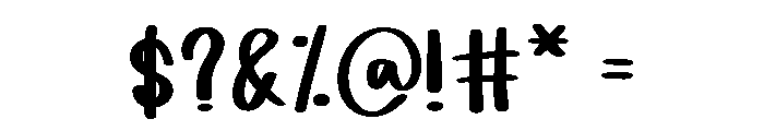 Autumn Ink Font OTHER CHARS